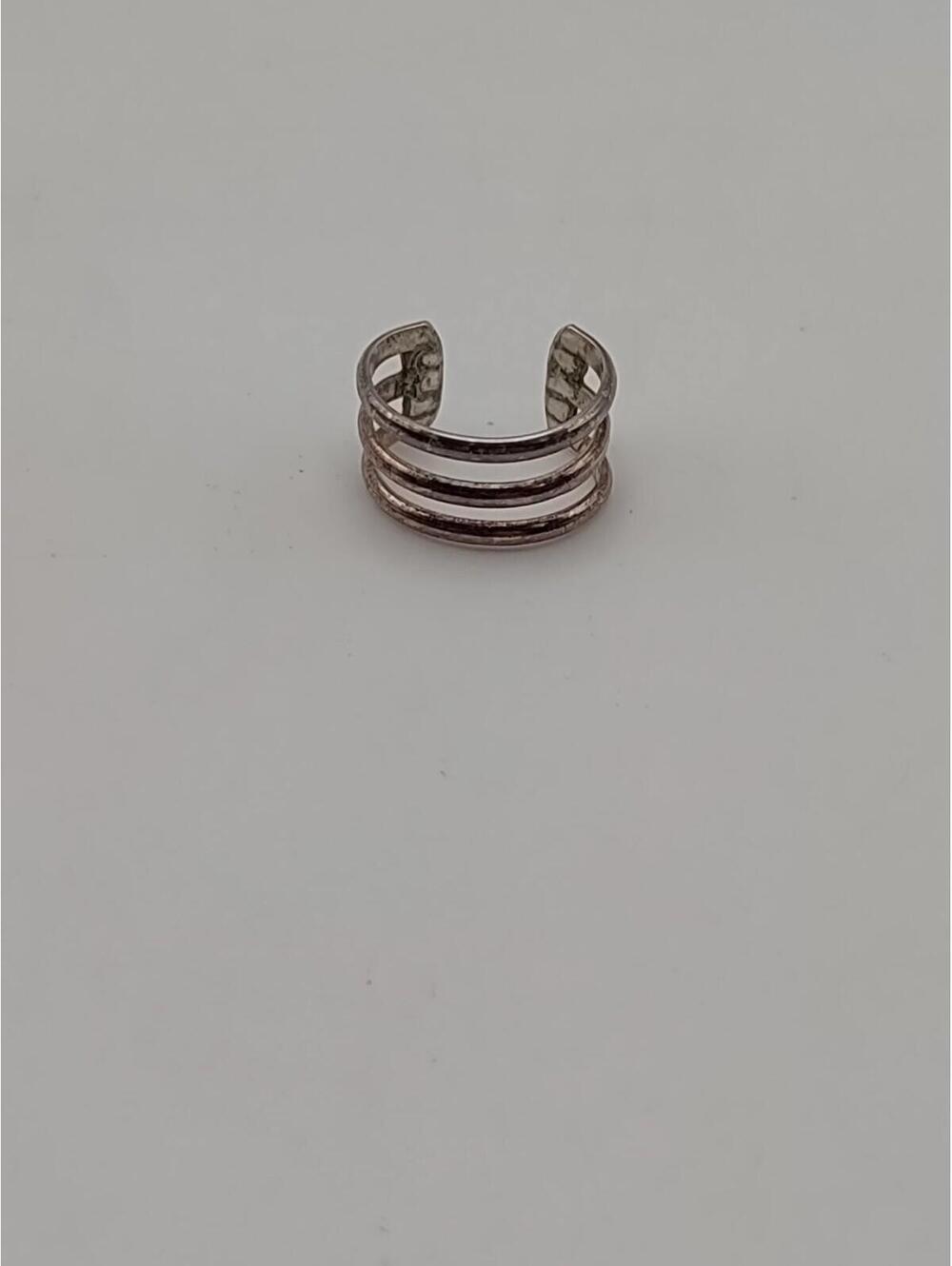 Sterling Silver Ear Cuff Triple Band No Piercing
